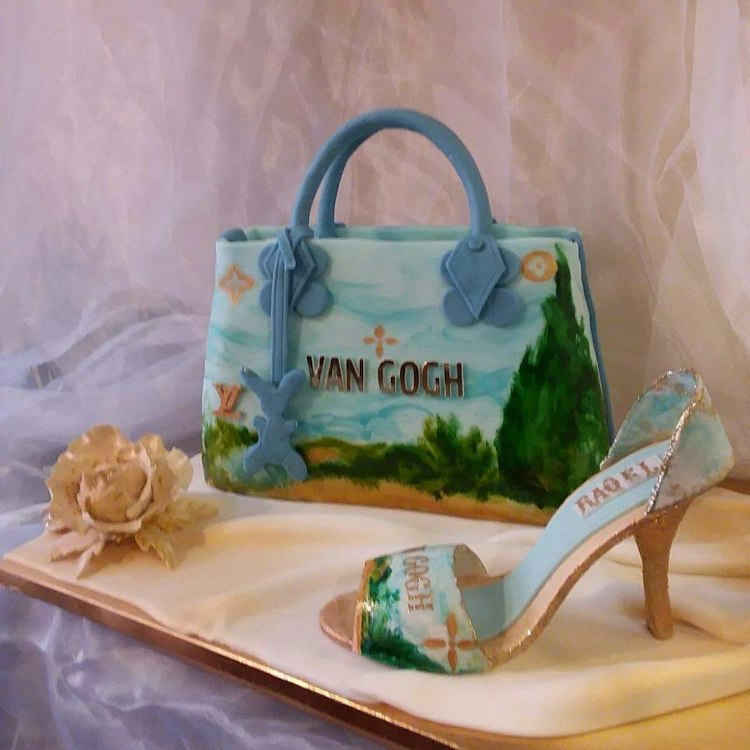 Handbag & Shoe Cake for Her Birthday