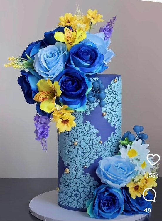 2 tier Birthday Cake