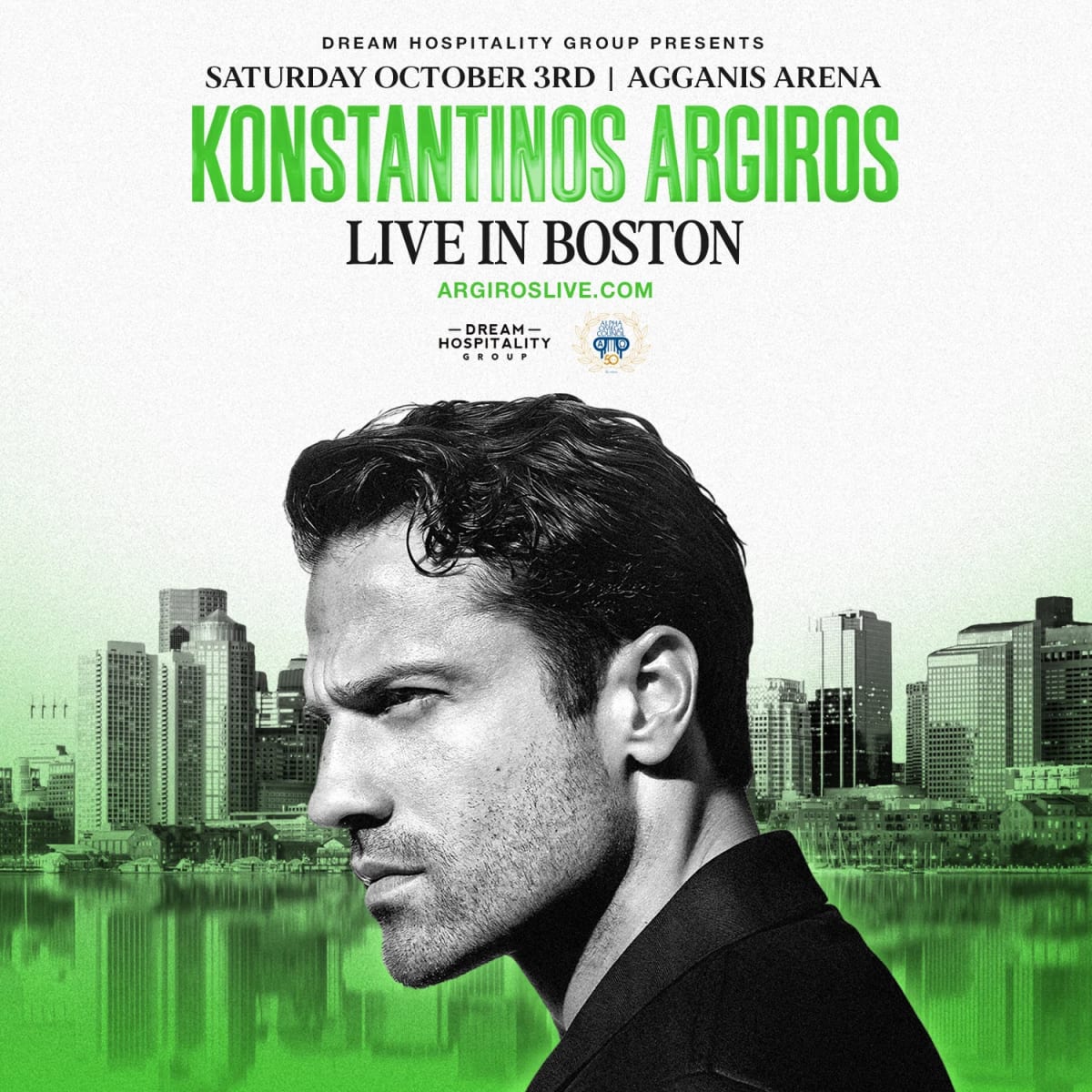 KOSTANTINOS ARGIROS @ AGGANIS ARENA at Agganis Arena on Oct 3, 2026