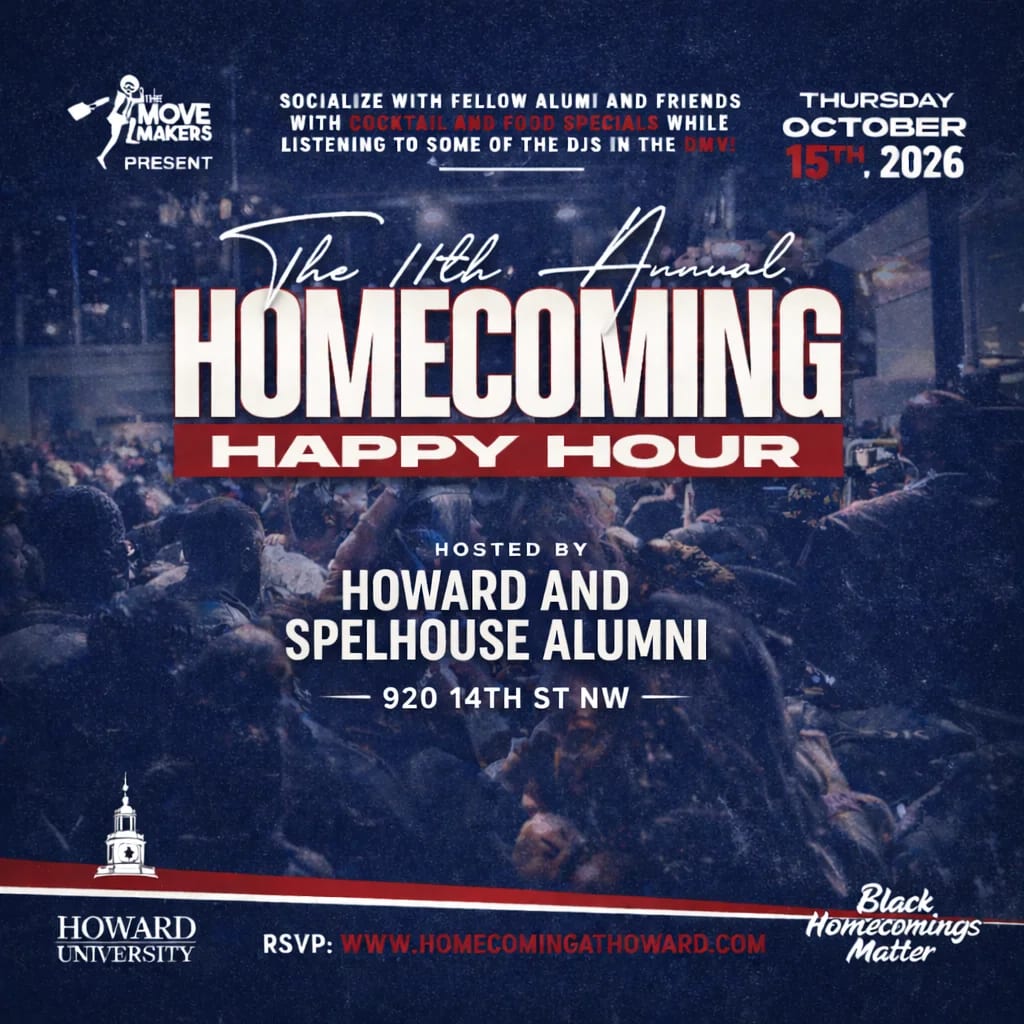 Howard Vs SpelHouse and Friends Happy Hour (Howard Homecoming 2026) at Park at 14th on Oct 15, 2026