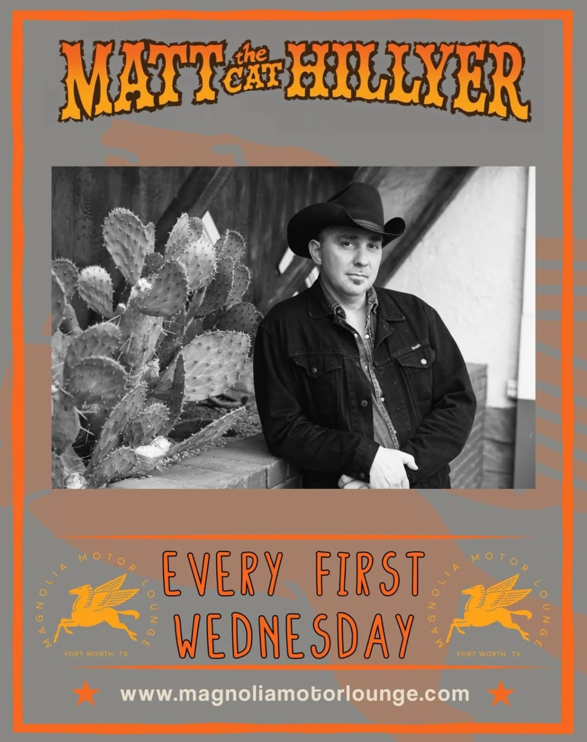 MATT "THE CAT" HILLYER | 1st Wednesday at Magnolia Motor Lounge on Nov 4, 2026