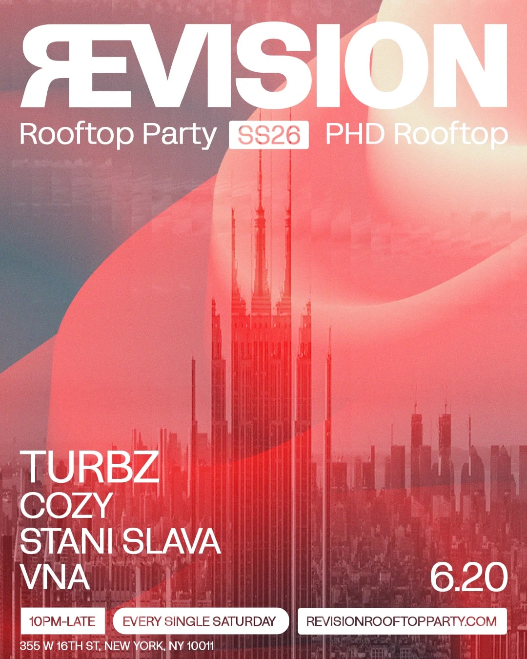 Revision Rooftop at PHD Rooftop Lounge at Dream Downtown on Jun 20, 2026