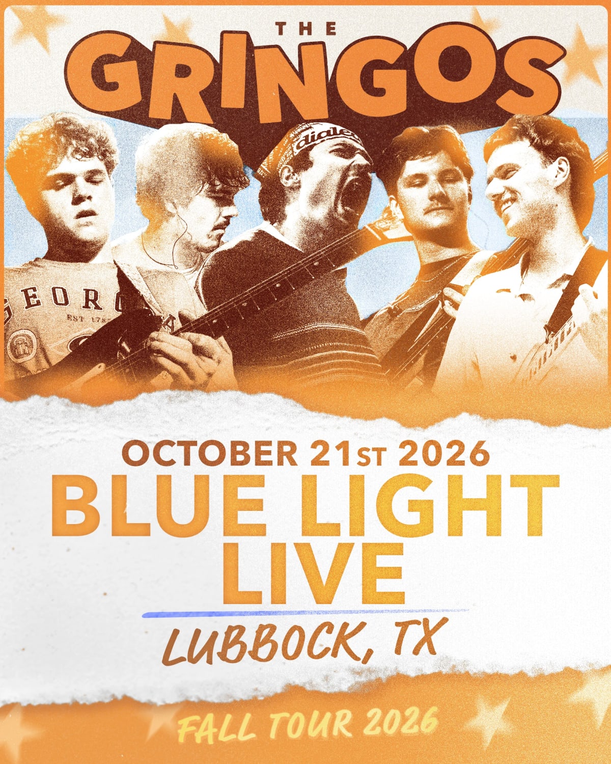 The Gringos at Blue Light on Oct 21, 2026