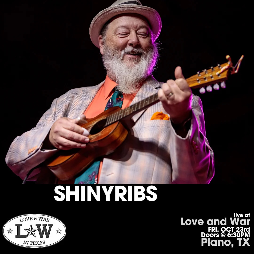 Shinyribs at Love & War in Texas on Sep 18, 2026