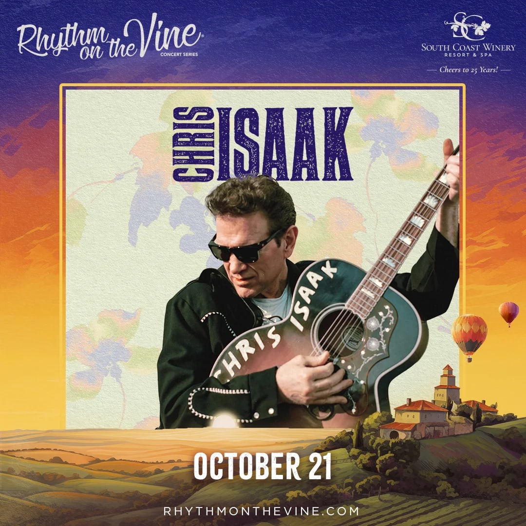 Chris Isaak at South Coast Winery Resort & Spa on Oct 21, 2026