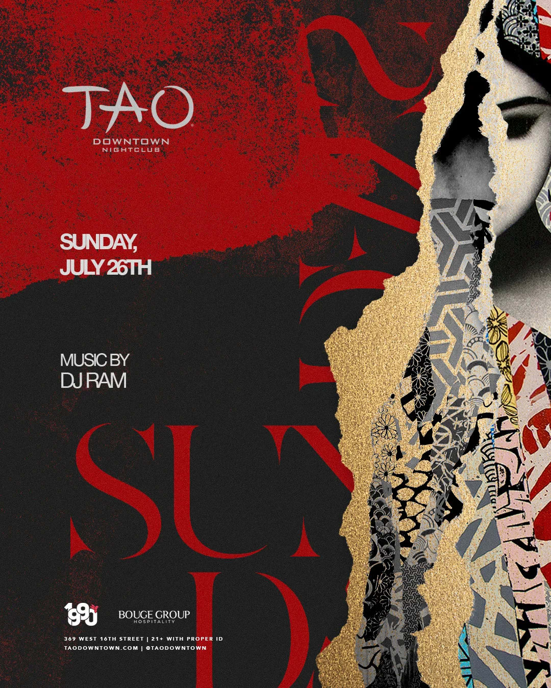 DJ Ram at TAO Downtown Nightclub on Jul 27, 2026
