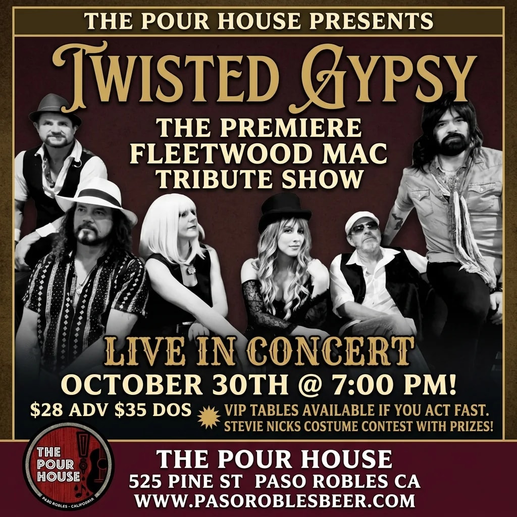 TWISTED GYPSY live at The Pour House! at The Pour House on Oct 30, 2026