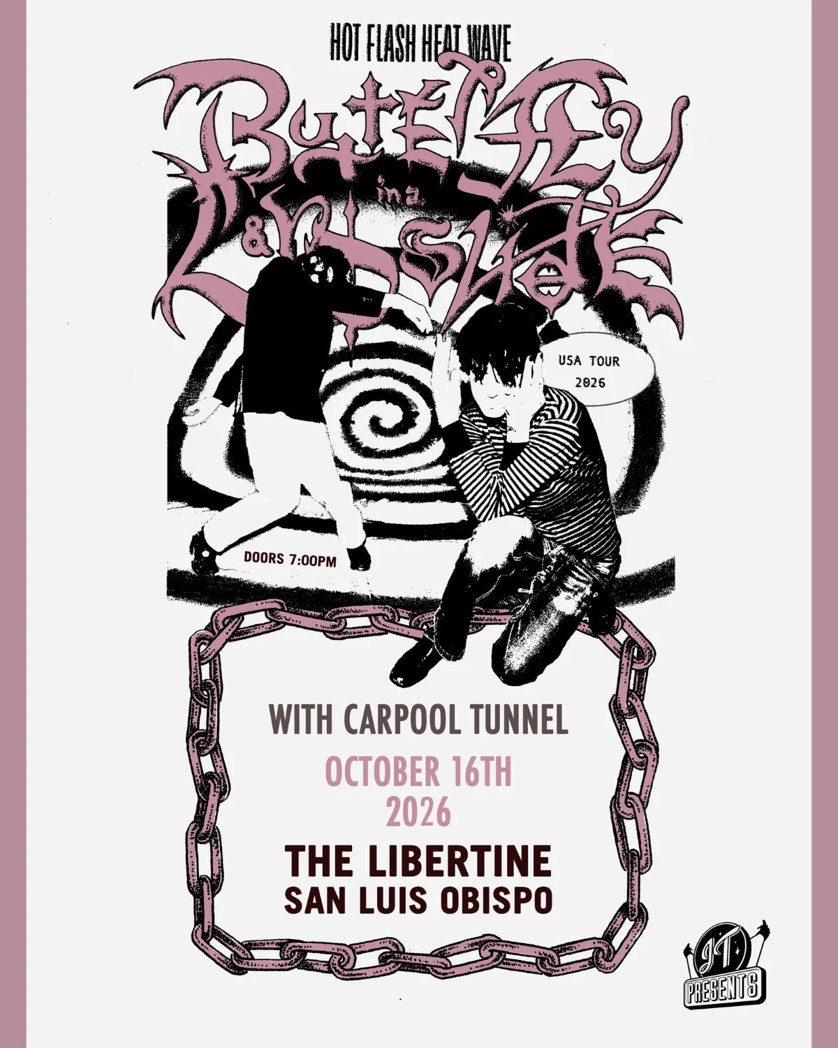 Hot Flash Heat Wave with Carpool Tunnel at Libertine Brewing Company on Oct 16, 2026