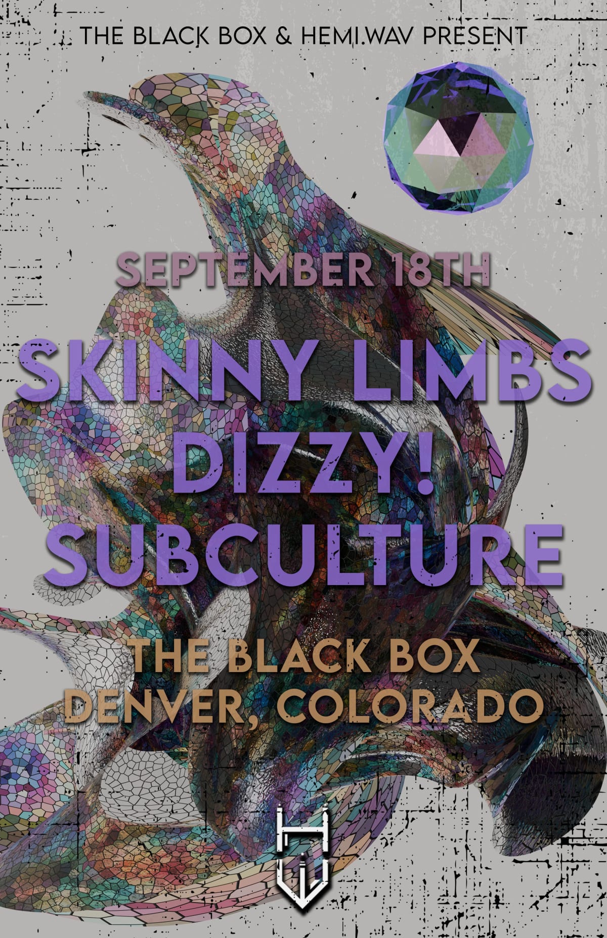The Black Box & Hemi.Wav present: Skinny Limbs w/ Dizzy!, Subculture at The Black Box on Sep 18, 2026