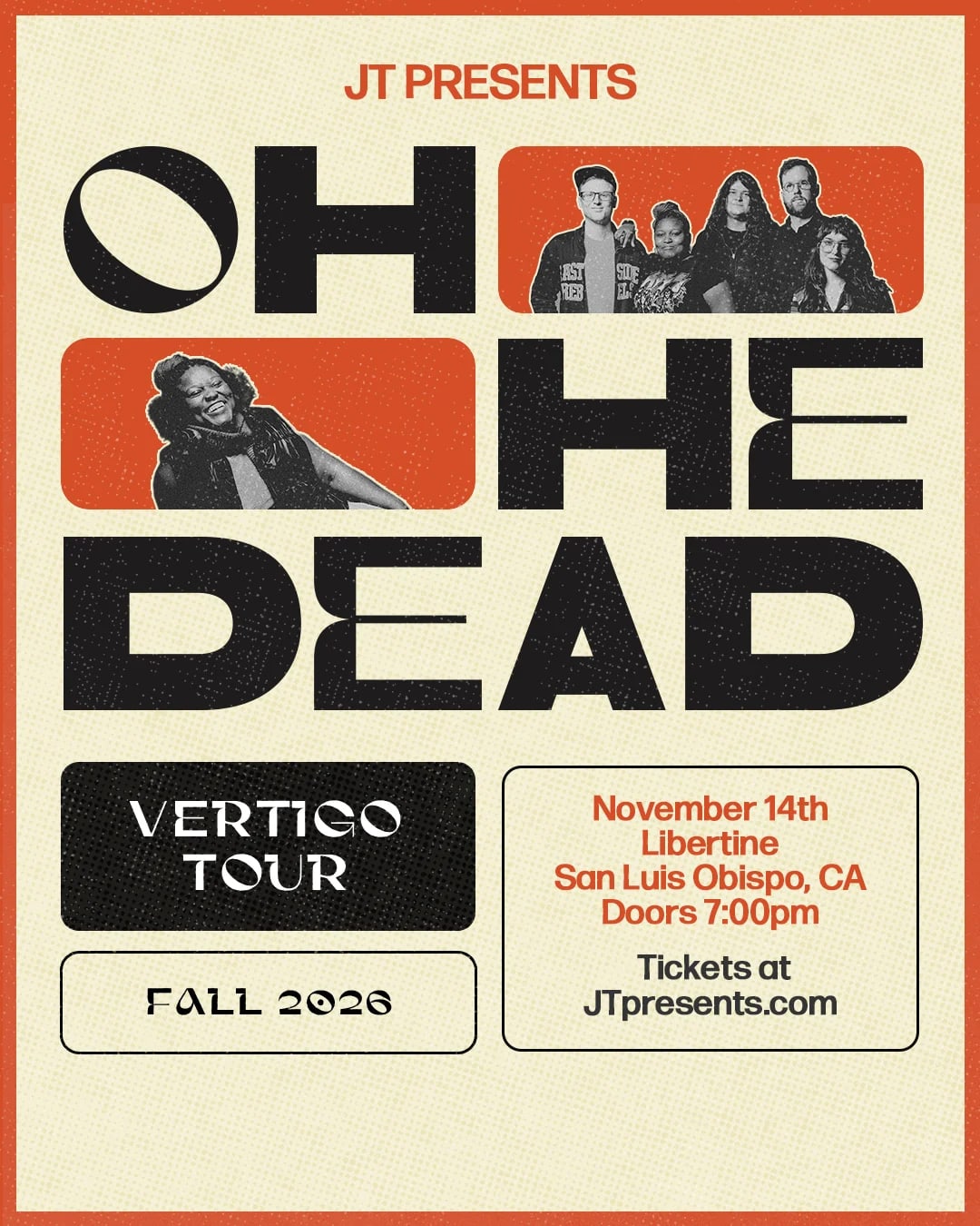 Oh He Dead - Live at Libertine at Libertine Brewing Company on Nov 14, 2026