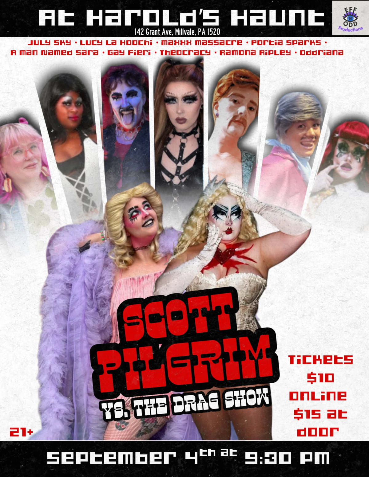 Scott Pilgrim VS The Drag Show at Harold's Haunt on Nov 13, 2026