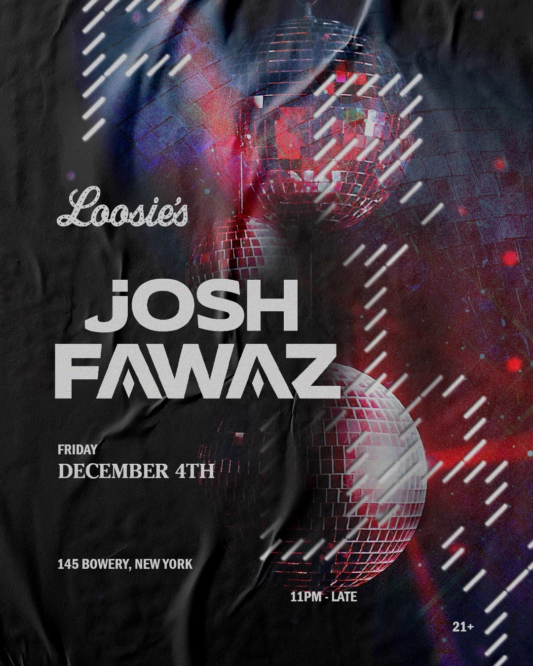 Josh Fawaz at Silver Lining Lounge on Dec 4, 2026