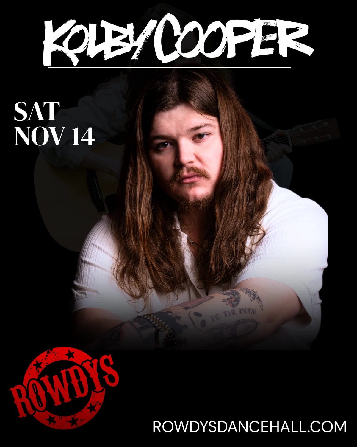 Kolby Cooper at Rowdys Spring at Rowdys Dance Hall - Spring on Nov 14, 2026