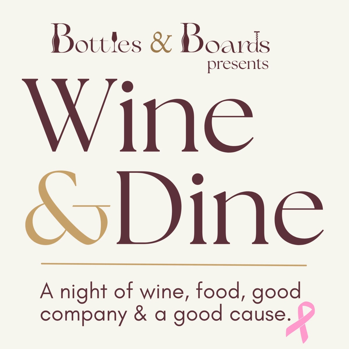 Wine & Dine @ Bottles & Boards at Bottles & Boards on Oct 20, 2026