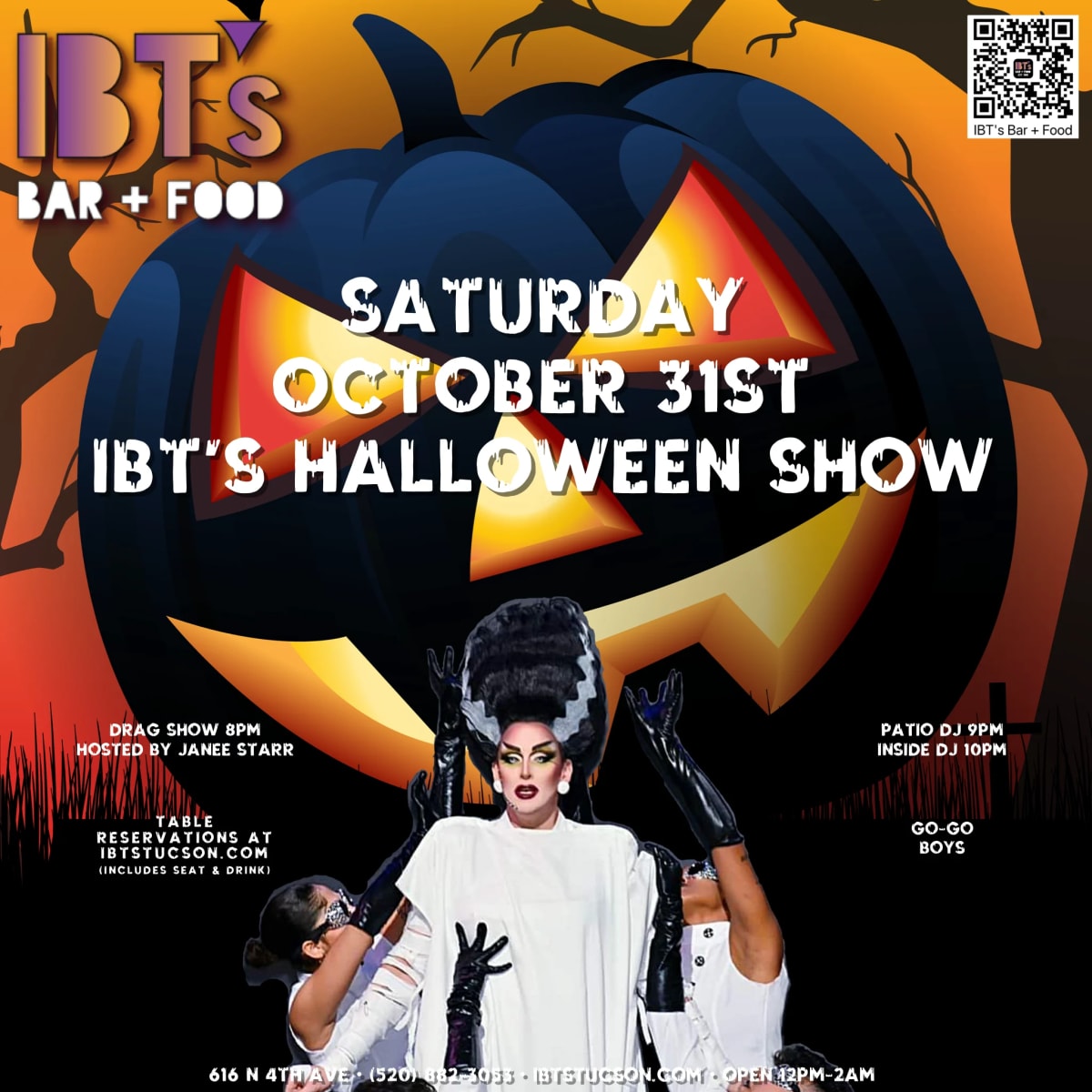 IBT's Halloween Show - 10/31 at IBT's Bar + Food on Oct 31, 2026