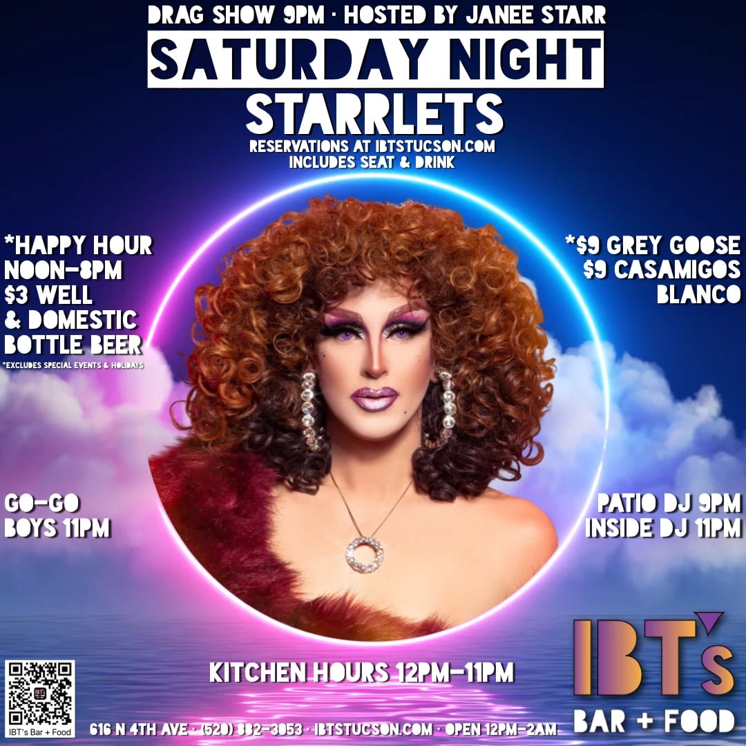 IBT's Saturday Night Starrlets • 9/19 at IBT's Bar + Food on Sep 19, 2026
