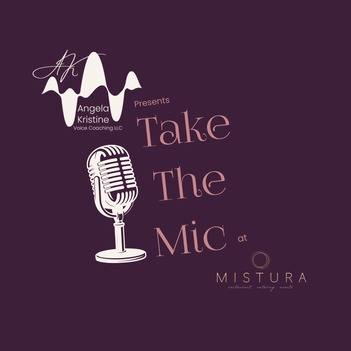 Take the Mic: Grateful Notes - November Edition at Mistura Restaurant on Nov 17, 2026
