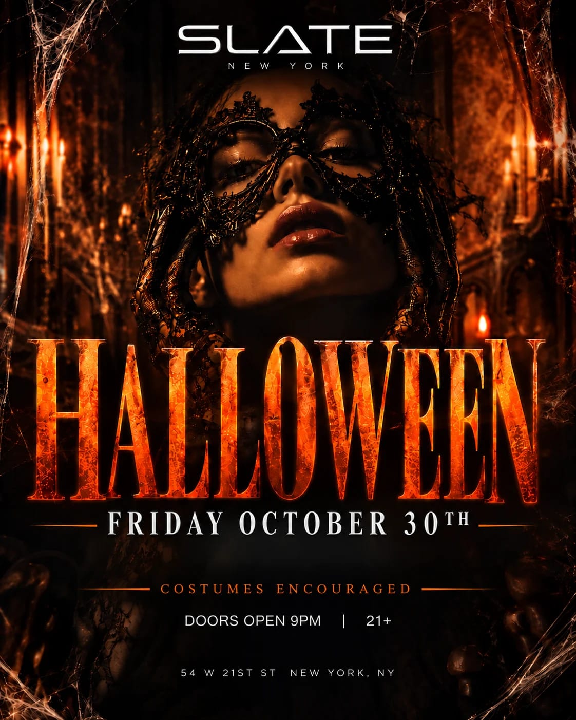 Halloween weeekend at Slate at Slate NY on Oct 30, 2026
