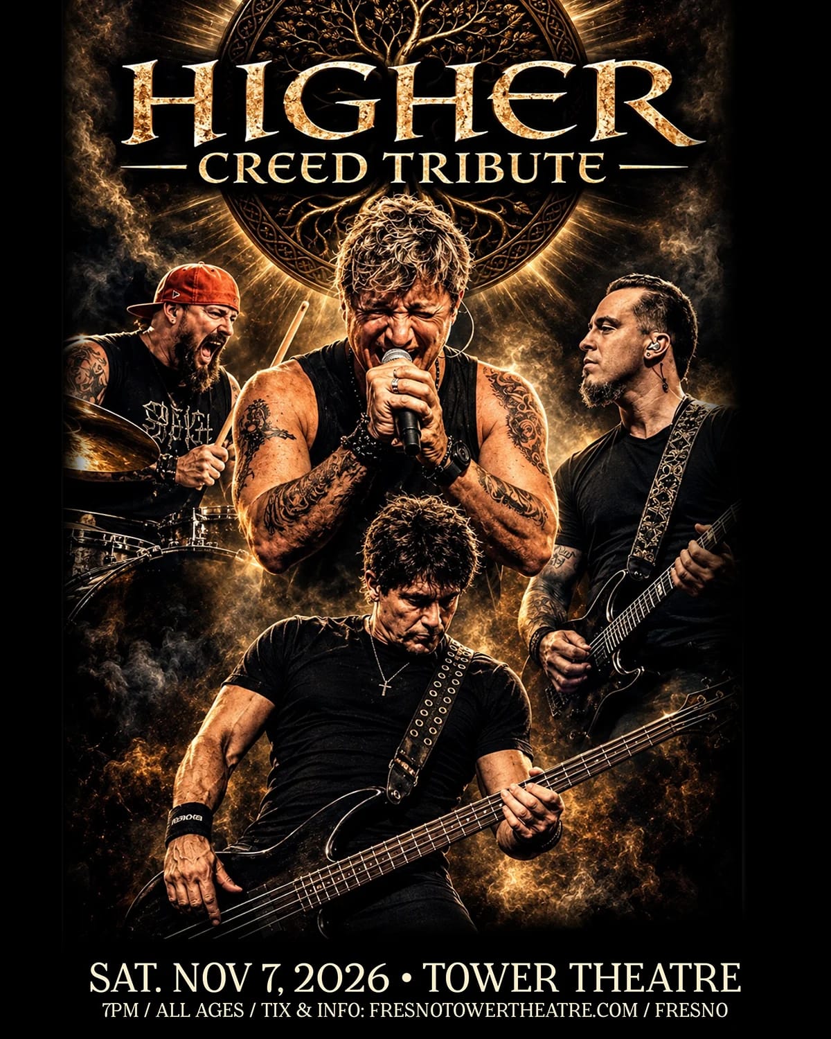 HIGHER CREED TRIBUTE at Tower Theatre for the Performing Arts on Nov 7, 2026