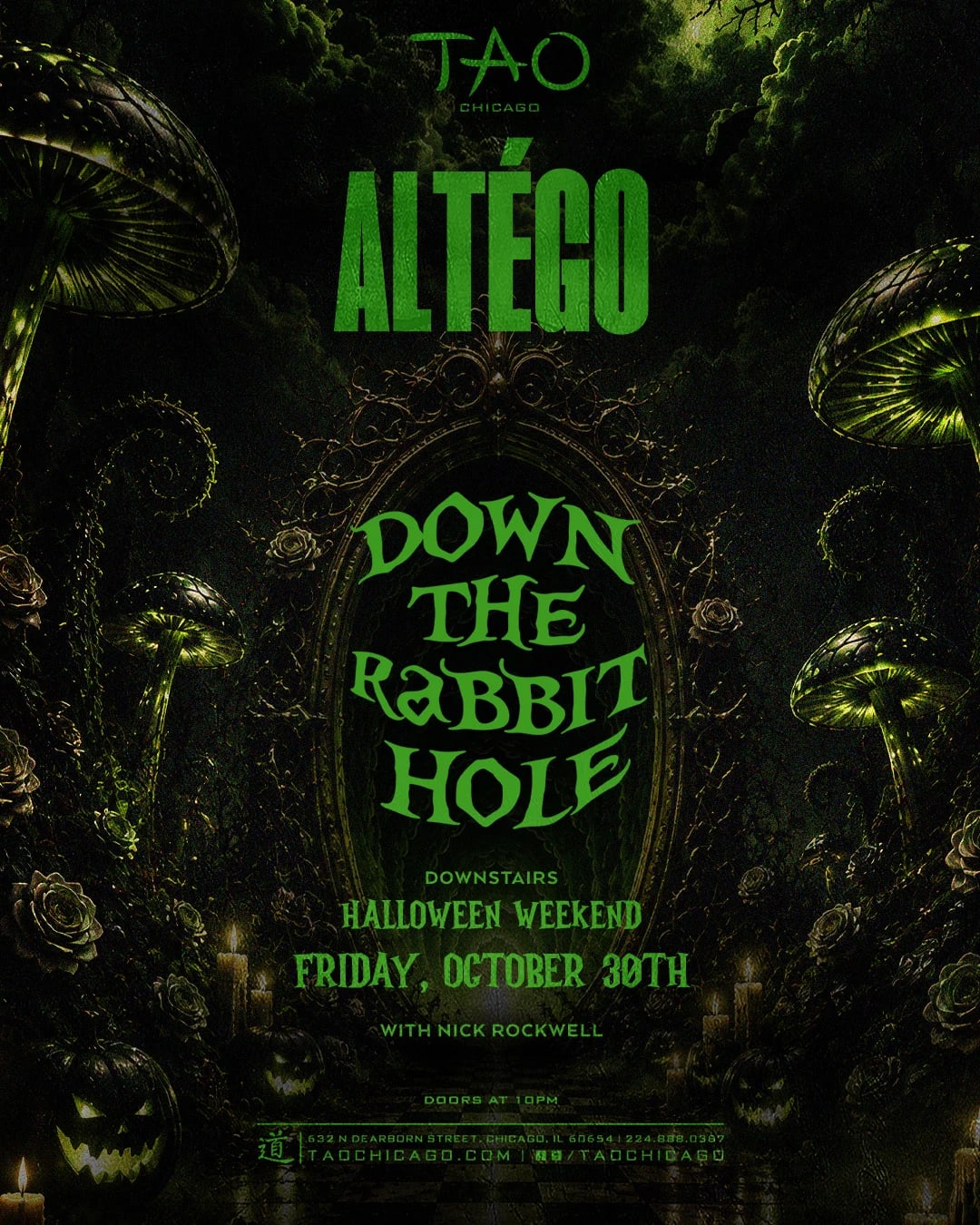 Altégo at TAO Chicago on Oct 30, 2026