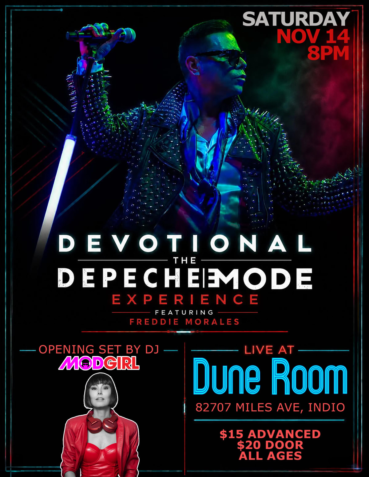 DEVOTIONAL - THE DEPECHE MODE EXPERIENCE w/ DJ MODGIRL at Dune Room on Nov 14, 2026