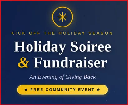 Montrose Rotary Club Holiday Soiree & Fundraiser! at Camelot Gardens on Nov 7, 2026
