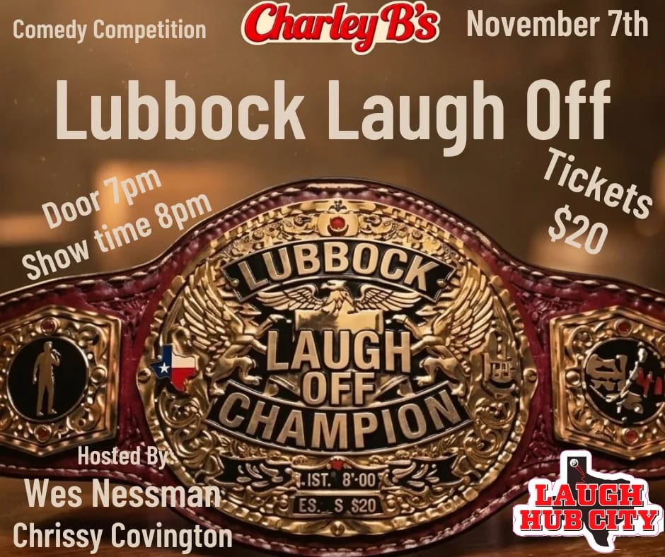 Lubbock Laugh Off Champions at 5004 Frankford Ave on Nov 7, 2026