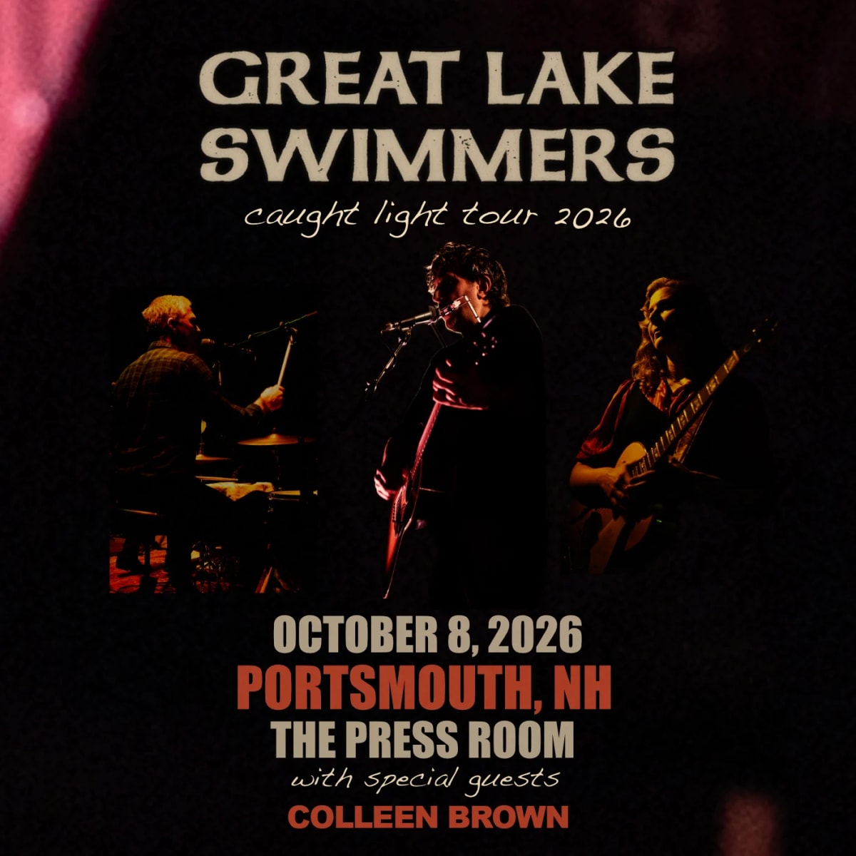 Great Lake Swimmers w/ Colleen Brown at The Press Room on Oct 8, 2026