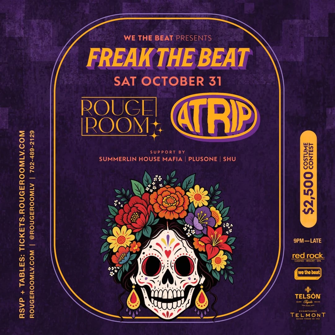 We The Beat presents Freak The Beat: ATRIP at Rouge Room on Oct 31, 2026