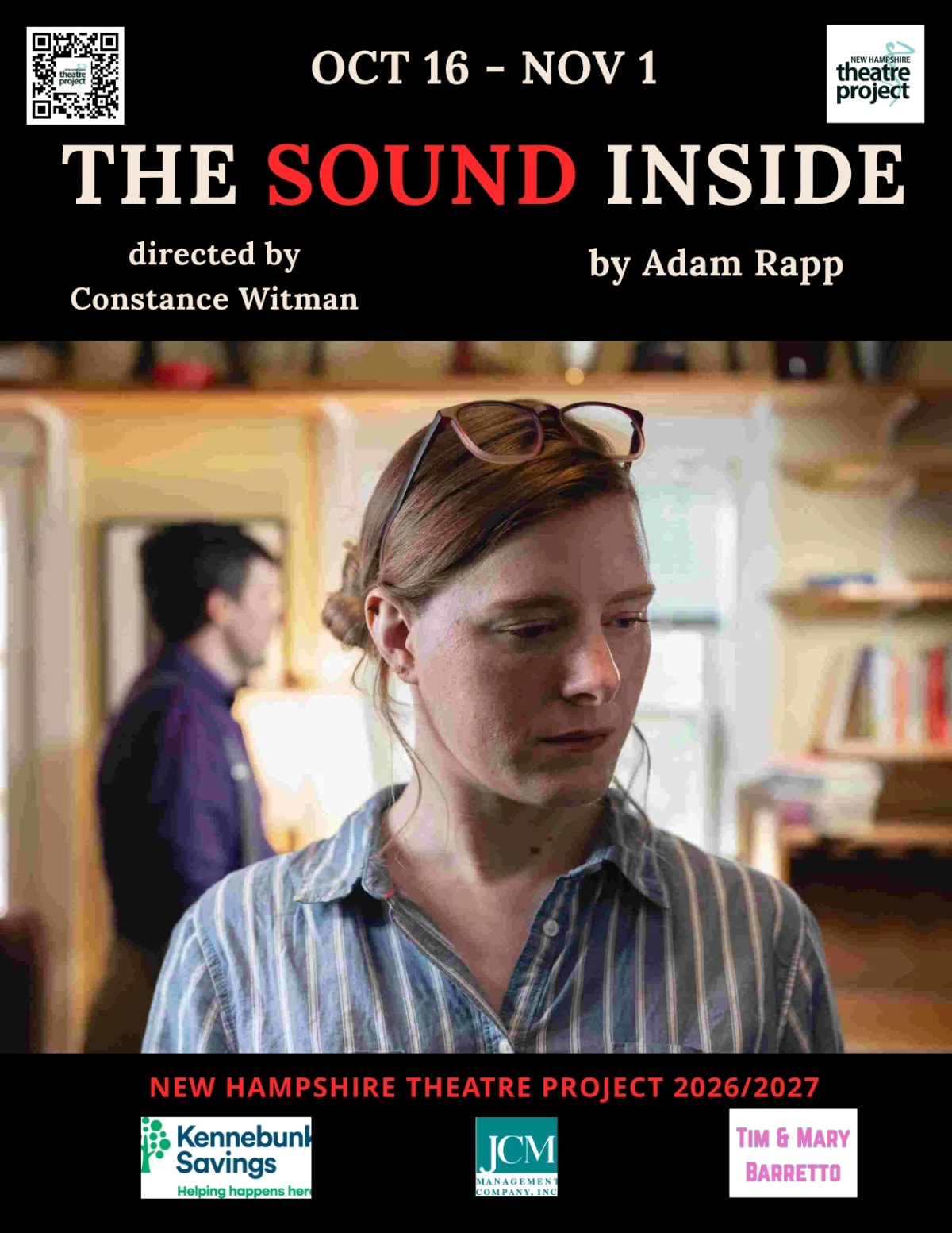 The Sound Inside at New Hampshire Theatre Project on Oct 30, 2026