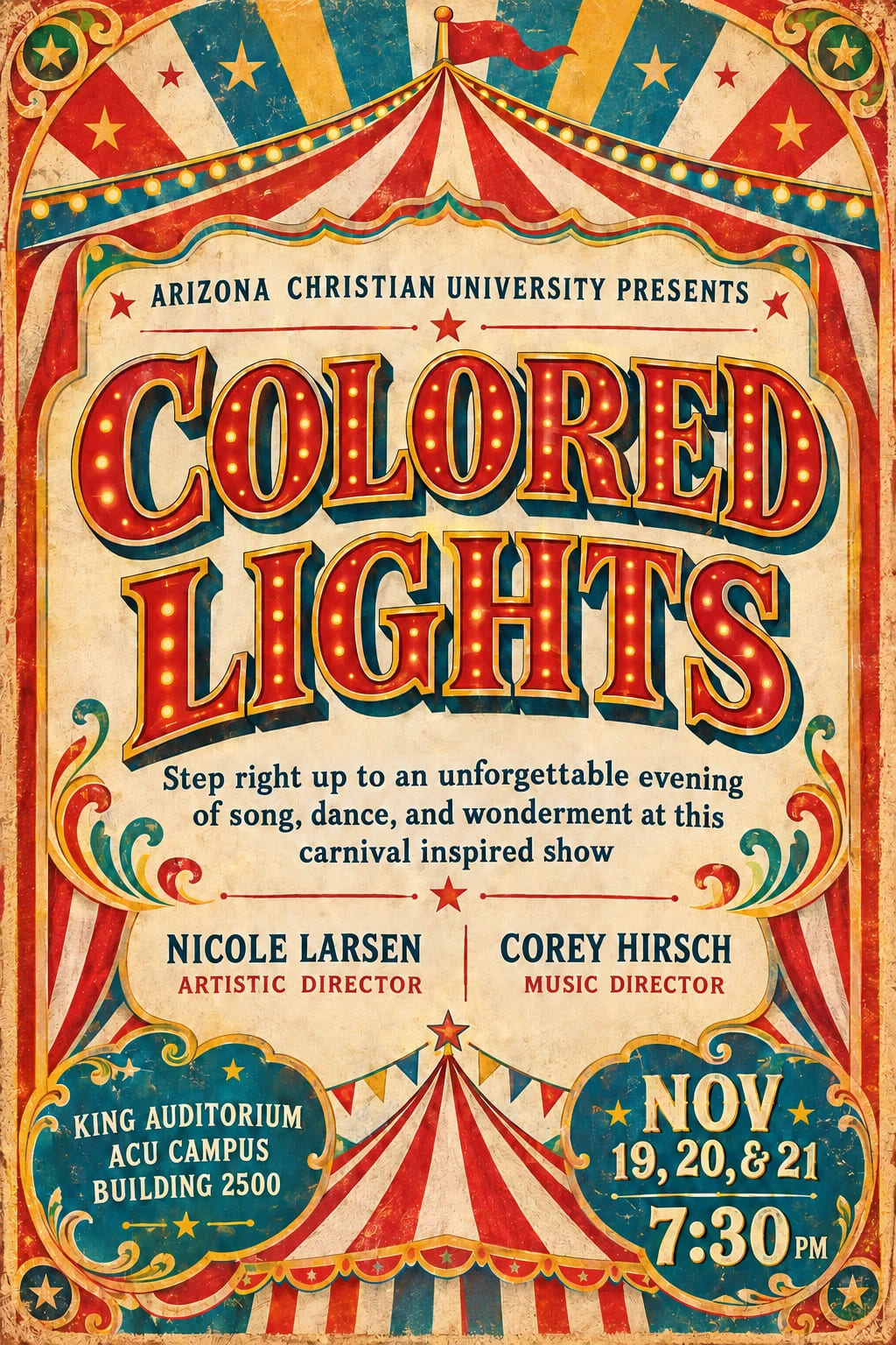 Colored Lights at Arizona Christian University on Nov 19, 2026
