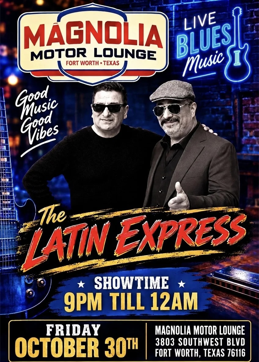 Latin Express at Magnolia Motor Lounge on Oct 30, 2026