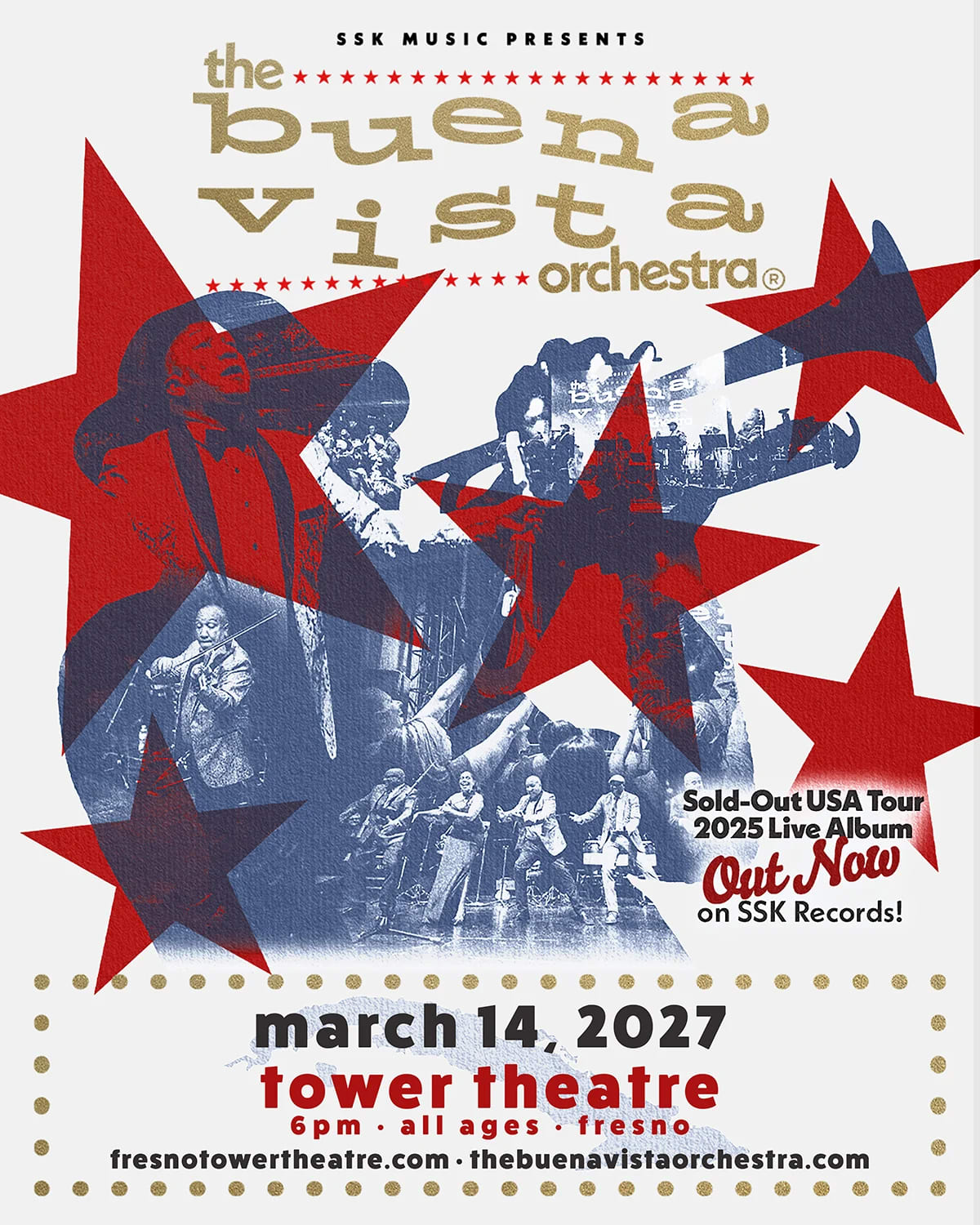 BUENA VISTA SOCIAL ORCHESTRA at Tower Theatre for the Performing Arts on Mar 14, 2027