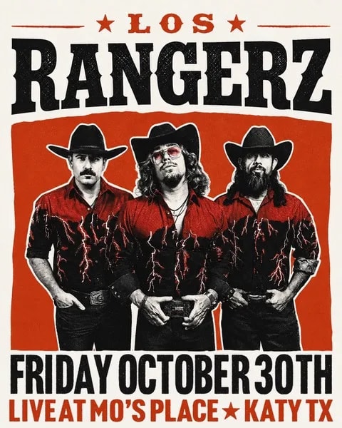 Los Rangerz at Mo's Place on Oct 30, 2026