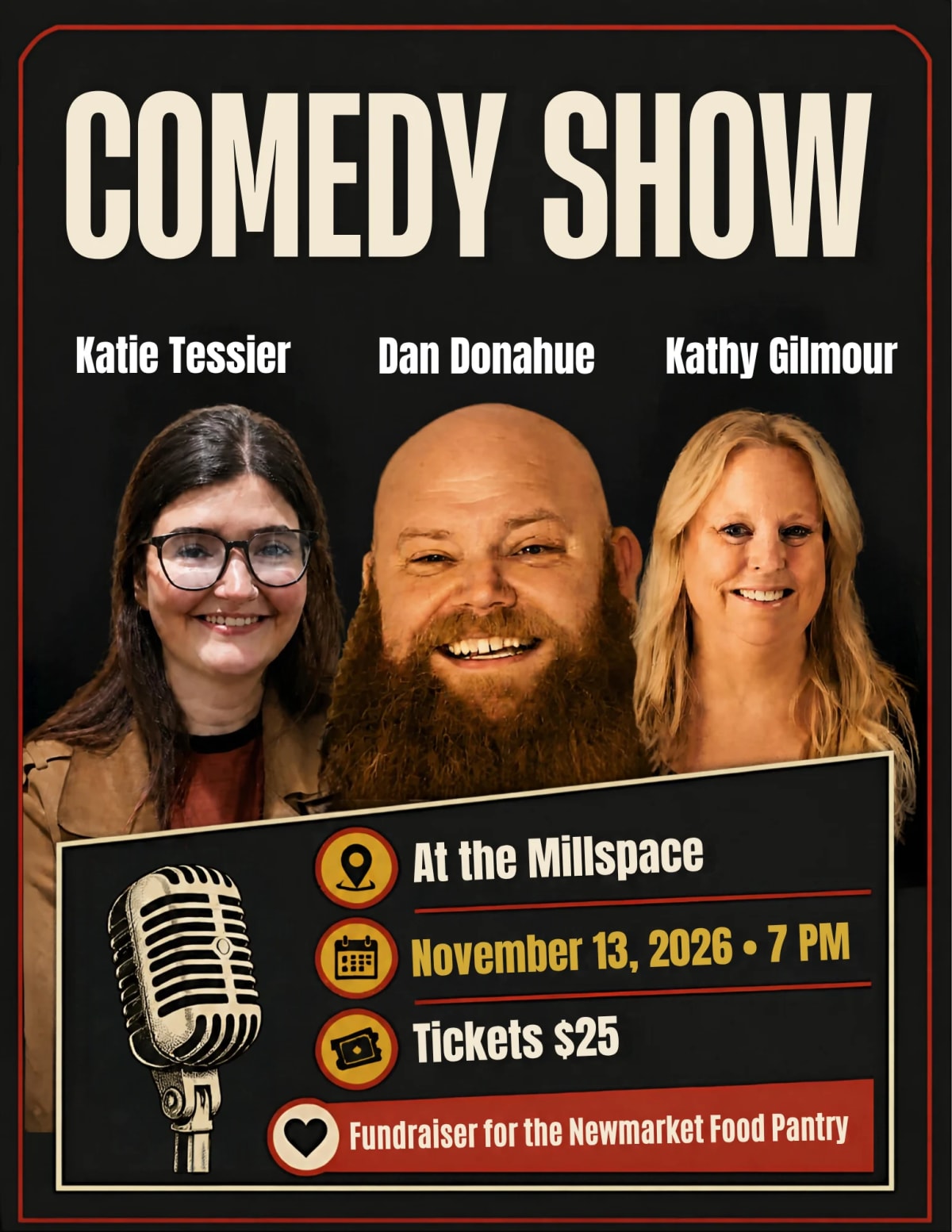 Dan Donahue Comedy Show at 55 Main St on Nov 13, 2026