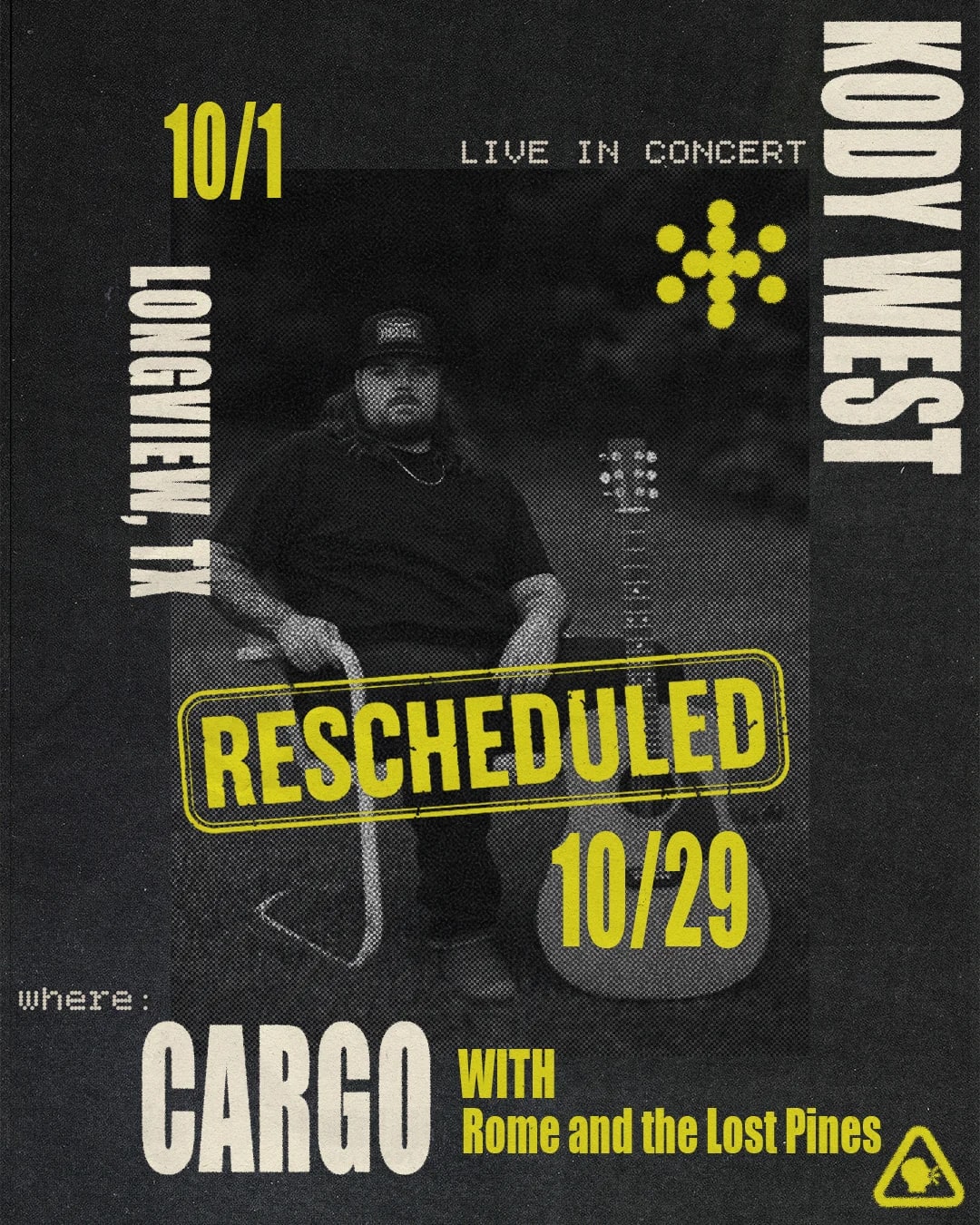 KODY WEST + Rome & the Lost Pines at Cargo on Oct 29, 2026