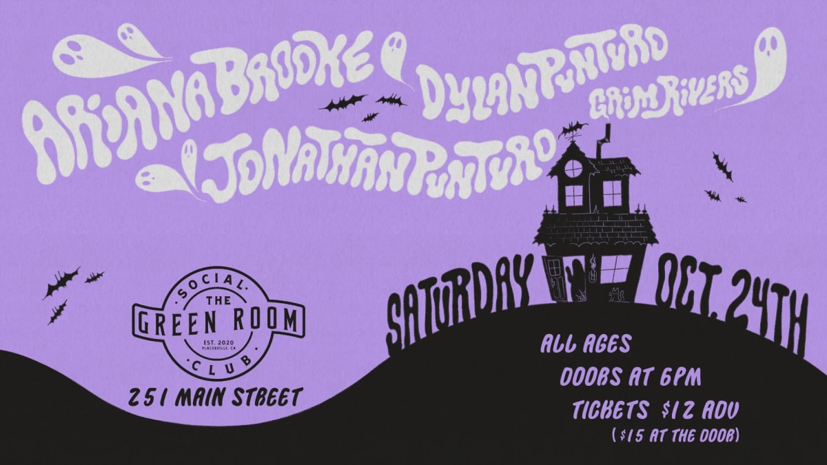 Grim Rivers + Dylan Punturo + Jonathan Punturo + Arianna Brook (Alt Emo) at The Green Room Social Club on Oct 24, 2026