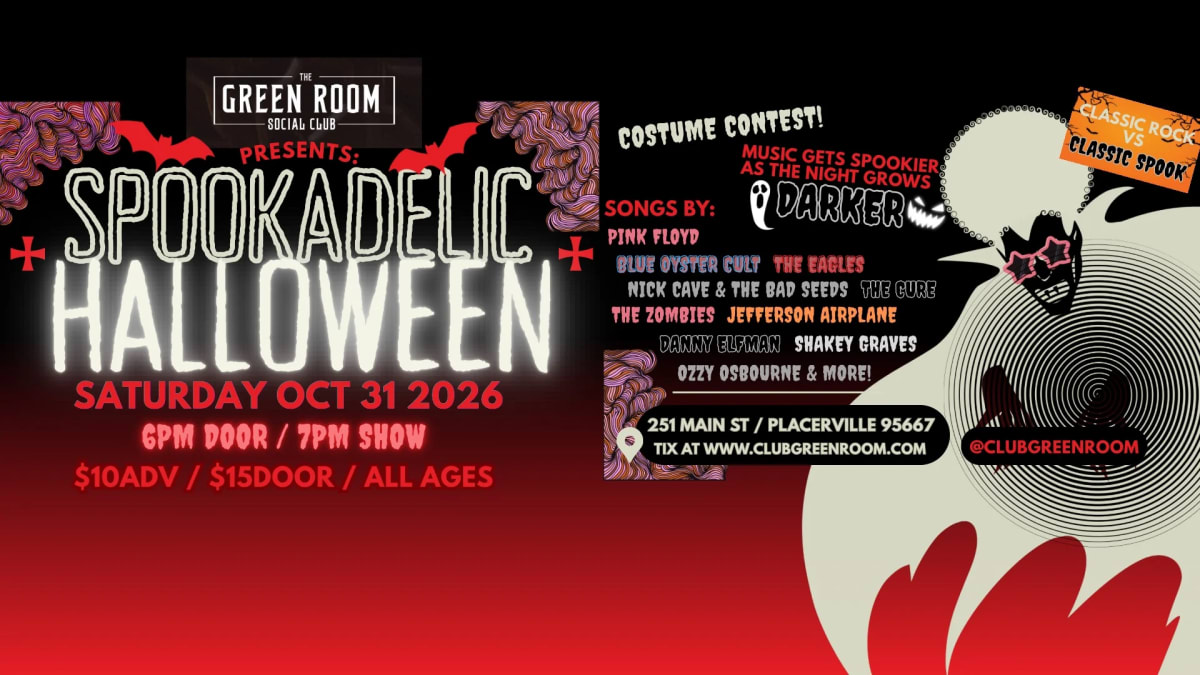GRSC Official Spookadelic Halloween Party at The Green Room Social Club on Oct 31, 2026
