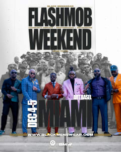 Black Menswear FlashMob 2026 — Miami