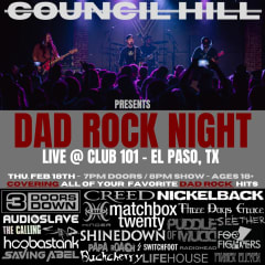 “Dad Rock Night” (2000s Rock Tribute) presented by COUNCIL HILL