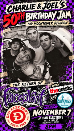 Faceplant | Shark Attack | thecrisis | Charlie & Joels Birthday Jam and Moontower Reunion | Dan Electros