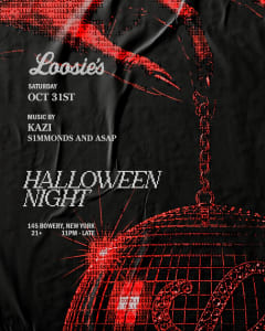 Halloween at Loosie's