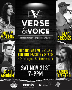 Verse and Voice III: Seacoast Singer-Songwriter Showcase