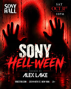 OFFICIAL HALLOWEEN PARADE AFTER PARTY @ SONY HALL NYC - HALLOWEEN PARTY 10/31