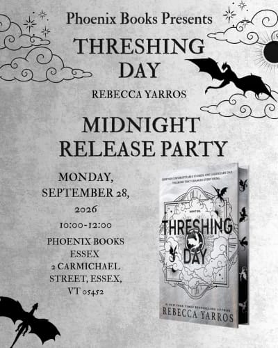 Threshing Day Midnight Release Party | Phoenix Books