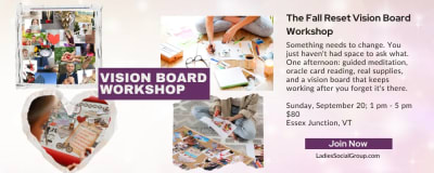 The Fall Reset Vision Board Workshop