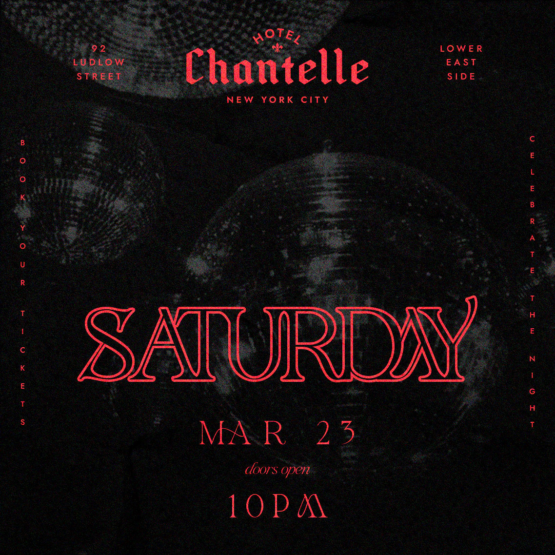 HOTEL CHANTELLE NYC Rooftop, Saturday Night, FREE Guest List Tickets,  Multiple Dates