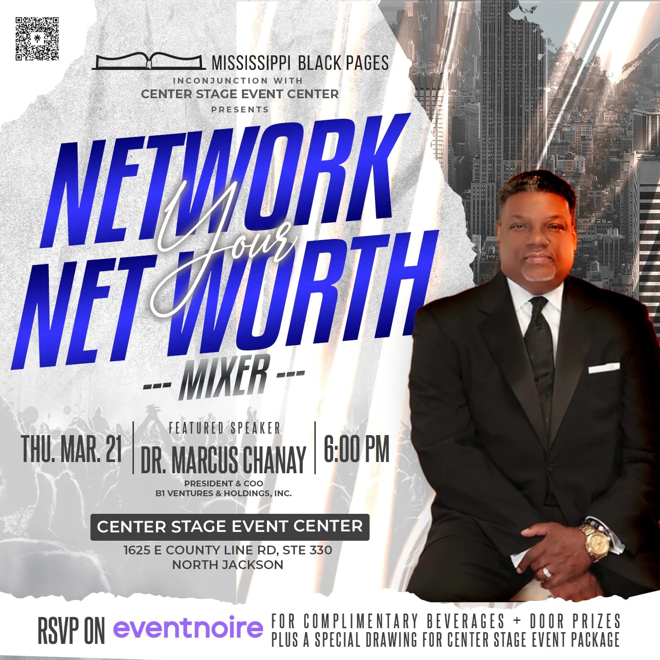 Mississippi Black Pages Network Your Net Worth Mixer March 2024 at Center Stage Event Center