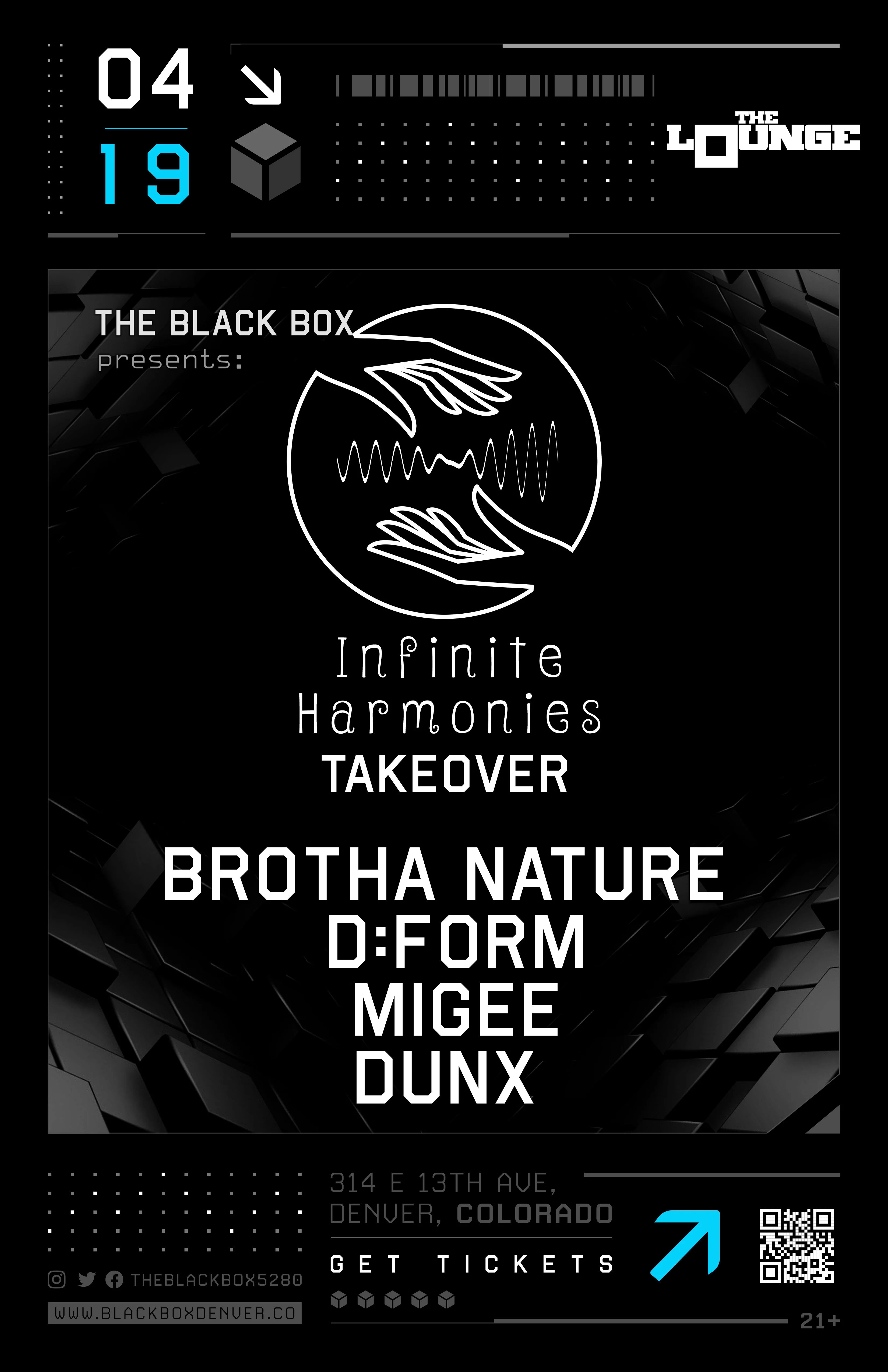 Infinite Harmonies: Brotha Nature, D:Form, Migee, Dunx