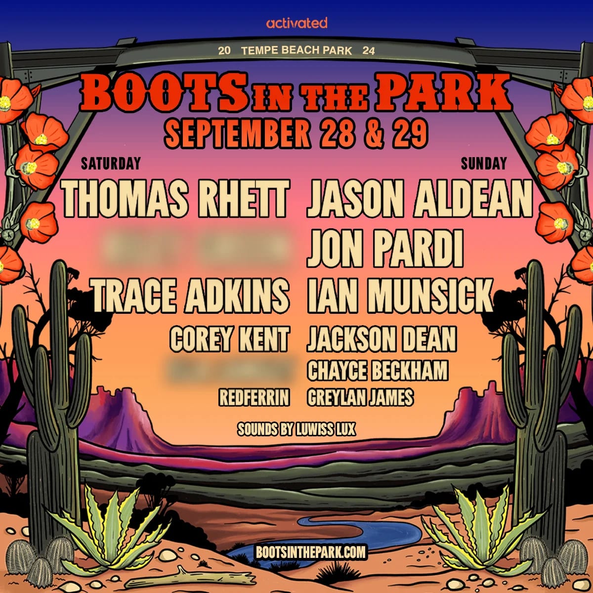 Boots In The Park Presents Jason Aldean, Thomas Rhett, Jon Pardi